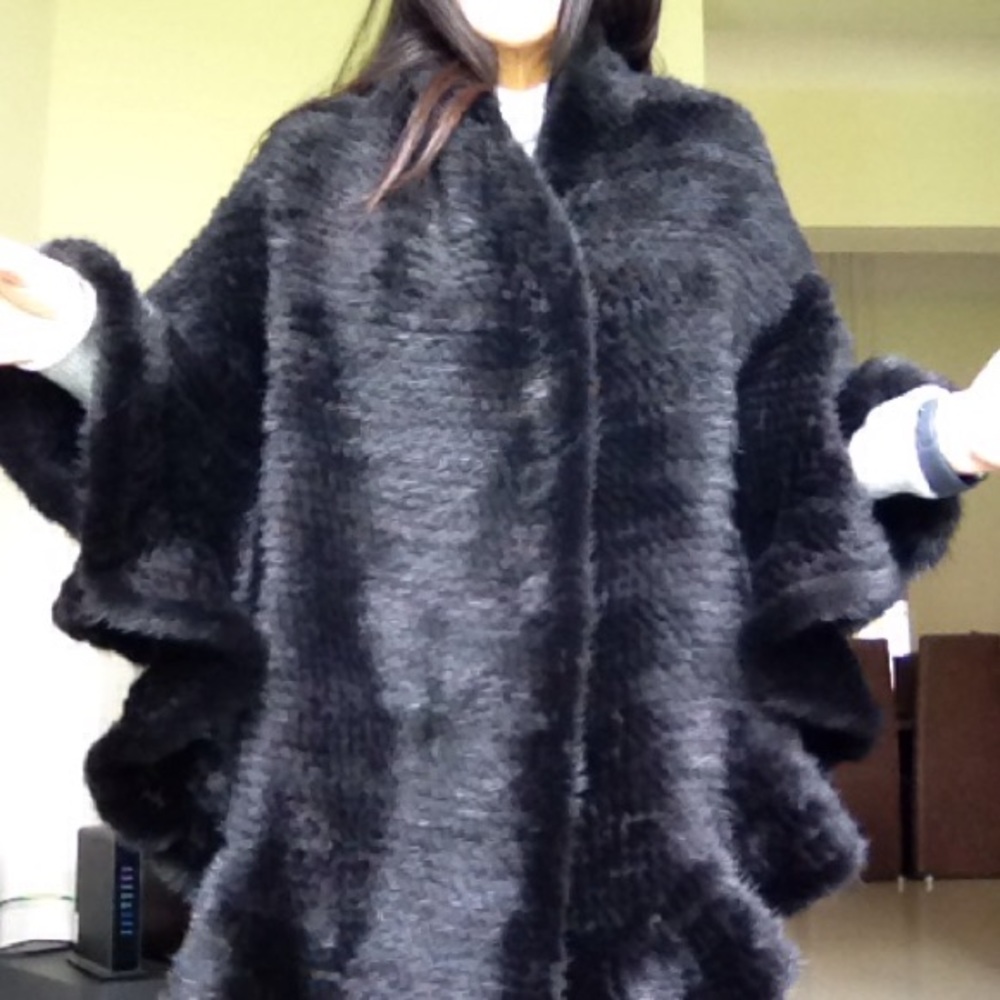 Beautiful brown mink capes